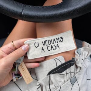 PORTACHIAVI in canapa - ci vediamo a casa